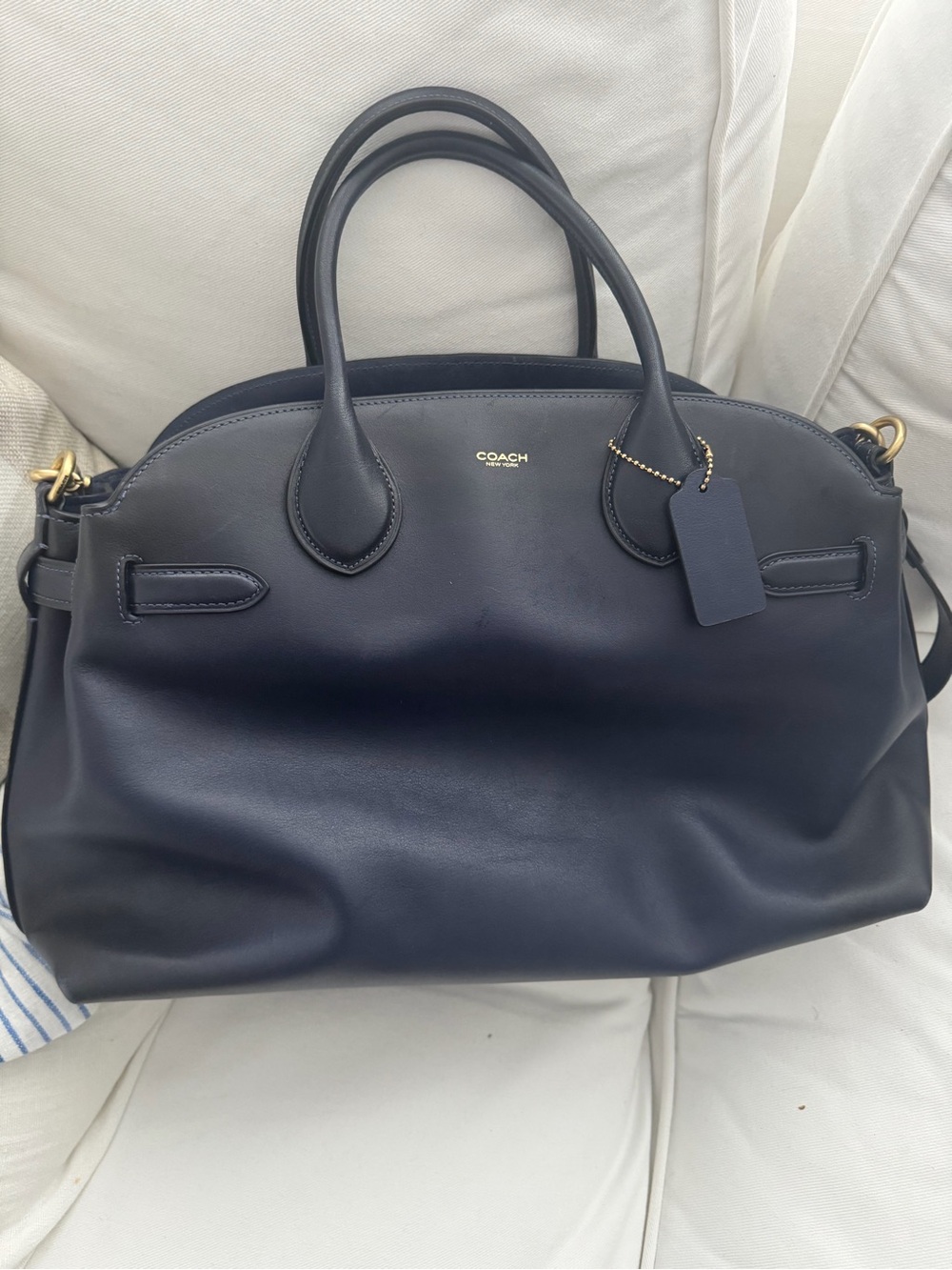 Coach soft empire 40 carryall Navy